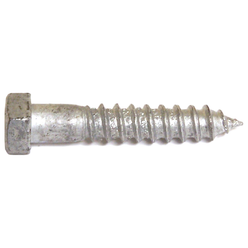 RELIABLE HEX.HEAD LAG SCREW GALV.STEEL GALVANIZED 1/4x5 1/2"xBX/50