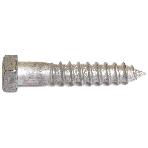 RELIABLE HEX.HEAD LAG SCREW GALV.STEEL GALVANIZED 3/8x2 1/2"xBX/50