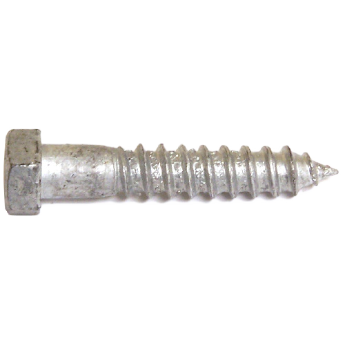 RELIABLE HEX.HEAD LAG SCREW GALV.STEEL GALVANIZED 3/8x4 1/2"xBX/50