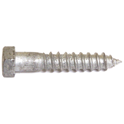 RELIABLE HEX.HEAD LAG SCREW GALV.STEEL GALVANIZED 3/8x5 1/2"xBX/25