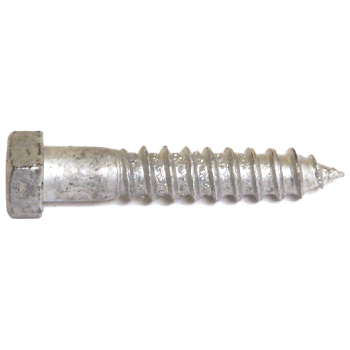 RELIABLE HEX.HEAD LAG SCREW GALV.STEEL GALVANIZED 1/2x3 1/2"xBX/25