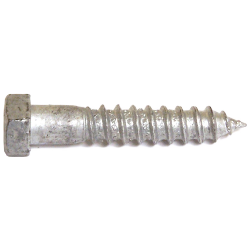 RELIABLE HEX.HEAD LAG SCREW GALV.STEEL GALVANIZED 1/2x5"xBX/25