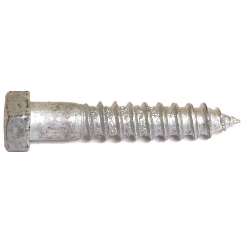 RELIABLE HEX.HEAD LAG SCREW GALV.STEEL GALVANIZED 1/2x6"xBX/25