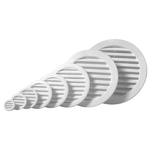 CANPLAS LOUVER MINI PLASTIQUE WHITE 2.5"