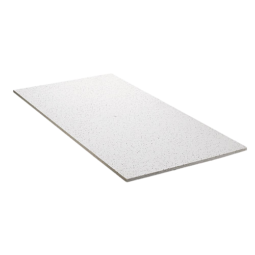 CERTAINTEED SQ AVALON CEILING TILE MINERAL FIB. WHITE 5/8"x2x4'x64SF