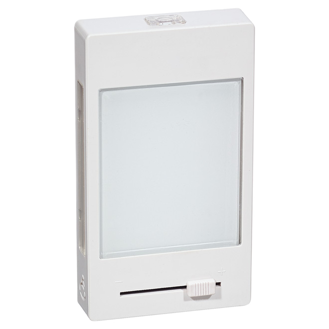 GLOBE ELECTRIC DIMMABLE LED NIGHTLIGHT PLAST/METAL WHITE