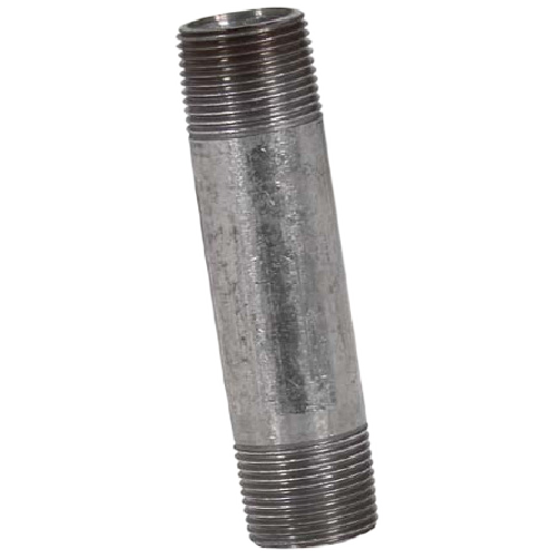 AQUA-DYNAMIC THREADED NIPPLE GALVANIZED STEEL GALVANIZED 1x4"