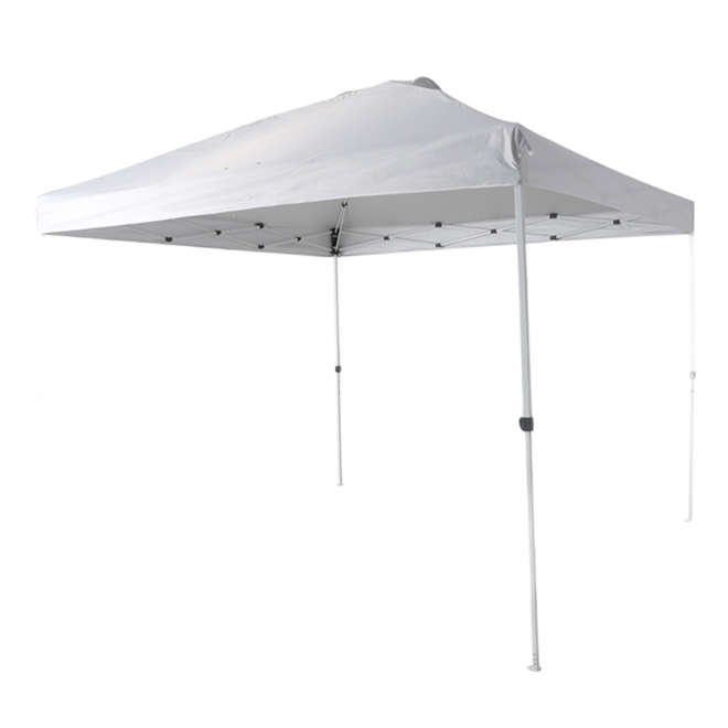 STYLE SELECTIONS POP UP GAZEBO STEEL/POLY. WHITE 10'x10'