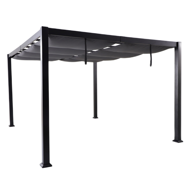 PERGOLA MODERN STEEL BK 10X12'