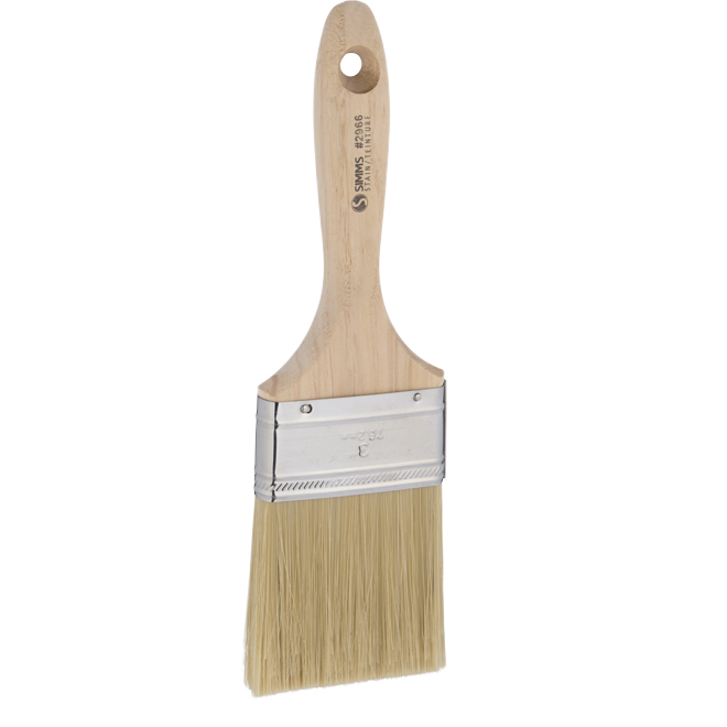 SIMMS STAIN STAIN BRUSH BRISTLE BROWN 75MM