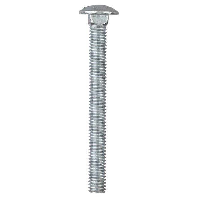 RELIABLE WITHOUT NUT CARRIAGE BOLT STEEL ZINC 3/8-16x3 1/2"x50BX