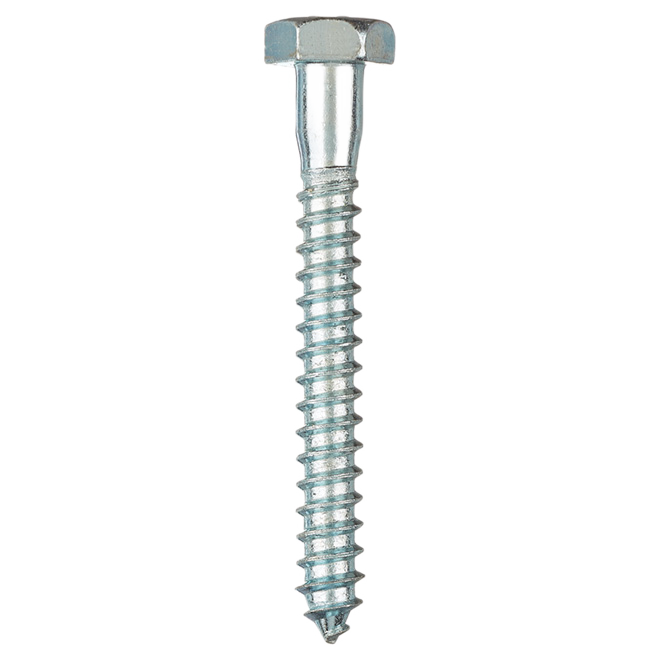 RELIABLE HEX.HEAD LAG SCREW STEEL ZINC 5/16x2.5"x50BX