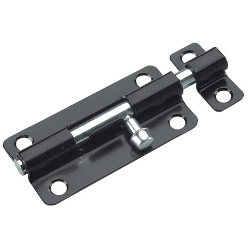 ONWARD BARREL BOLT STEEL BLACK 4"