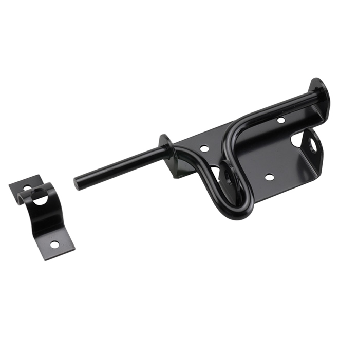 ONWARD GATE LATCH SLIDE STEEL BLACK