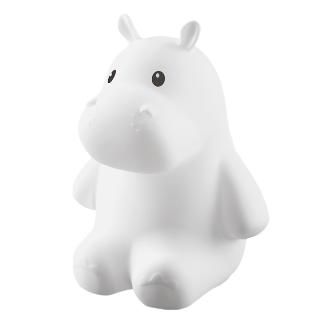 GLOBE ELECTRIC HIPPO NIGHT LIGHT LED/SILICONE WHITE