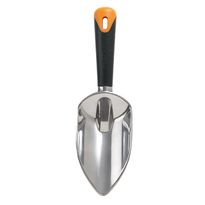 FISKARS BIG GRIP TROWEL ALUMINIUM BLACK/ORANG