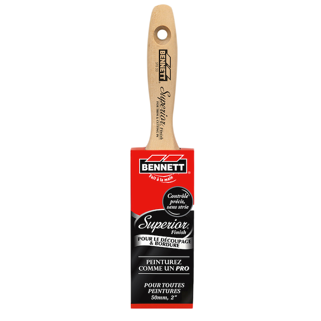 BENNETT FLAT BRUSH POLY 2"