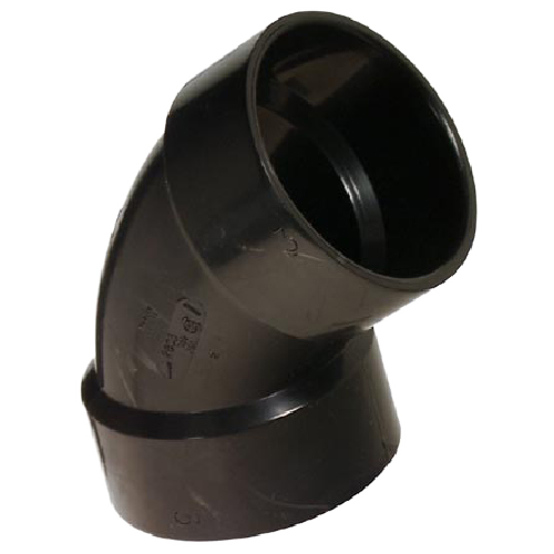 IPEX HUB ELBOW ABS-DWV BLACK 2" 60DG