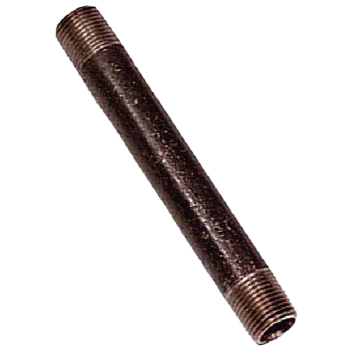 AQUA-DYNAMIC THREADED NIPPLE BLACK STEEL STEEL BLACK 3/4x1 1/2"