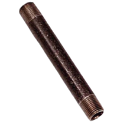 AQUA-DYNAMIC THREADED NIPPLE BLACK STEEL STEEL BLACK 3/4x2"