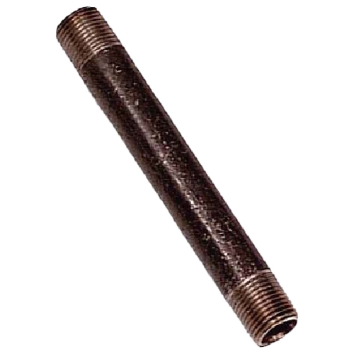 AQUA-DYNAMIC THREADED NIPPLE BLACK STEEL STEEL BLACK 3/4x3"