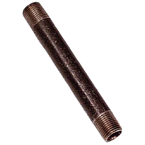 AQUA-DYNAMIC THREADED NIPPLE BLACK STEEL STEEL BLACK 3/4x5"