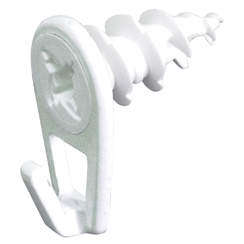 COBRA WALLDRILLER PICTURE HOOK ZINC WHITE #6x35PDxPK/4