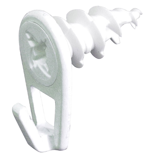 COBRA WALLDRILLER PICTURE HOOK ZINC WHITE #6x35PDxPK/10