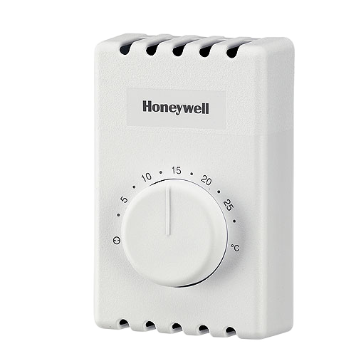 HONEYWELL MANUAL THERMOSTAT BIPOLAR PLASTIC WHITE 120/240V