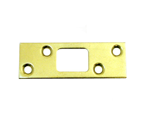 GUARD-A-LOCK H.SECURITY STRIKE STEEL BRASS 3 5/8x1 1/4"