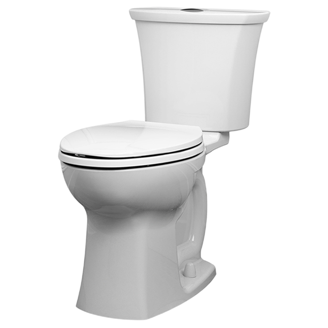 AMERICAN STANDARD ELONGATED TOILET EDGEMERE WHITE 6L-4.1L