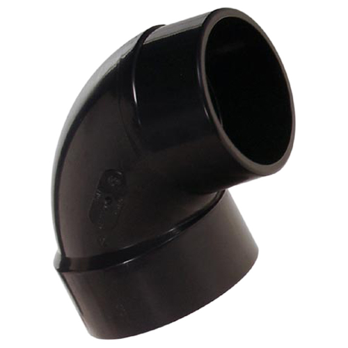 IPEX SPIGOT-HUB ELBOW ABS-DWV BLACK 3" 90DG