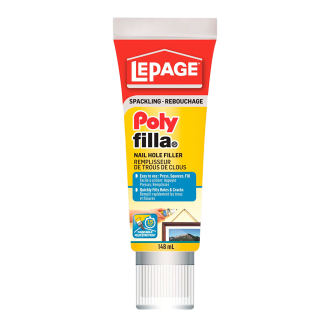 LEPAGE F/SPACKLING NAIL HOLE FILLER PASTE WHITE 148ML