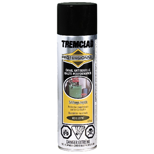 TREMCLAD PERFORMANCE ENAMEL PAINT GLOSS BLACK 426GR