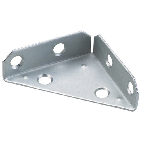 ONWARD HEAVY DUTY CORNER BRACE METAL ZINC 4"x4"x1"