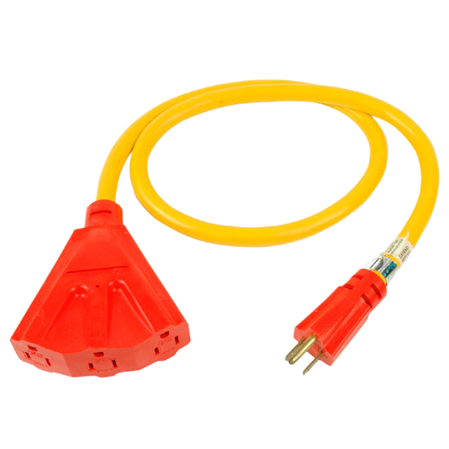 WOODS CONTRACTOR EXTENSION OUTDOOR STW 14/3 RED/YELLOW 1M