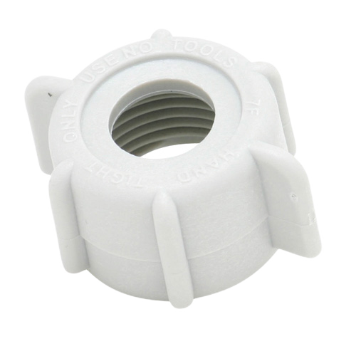 MASTER PLUMBER COUPLING BALLCOCK NUT PLASTIC WHITE