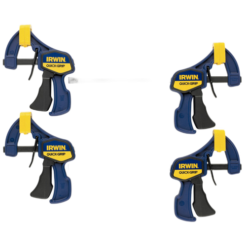 IRWIN QUICK-GRIP MINI CLAMP SET RESIN ST4