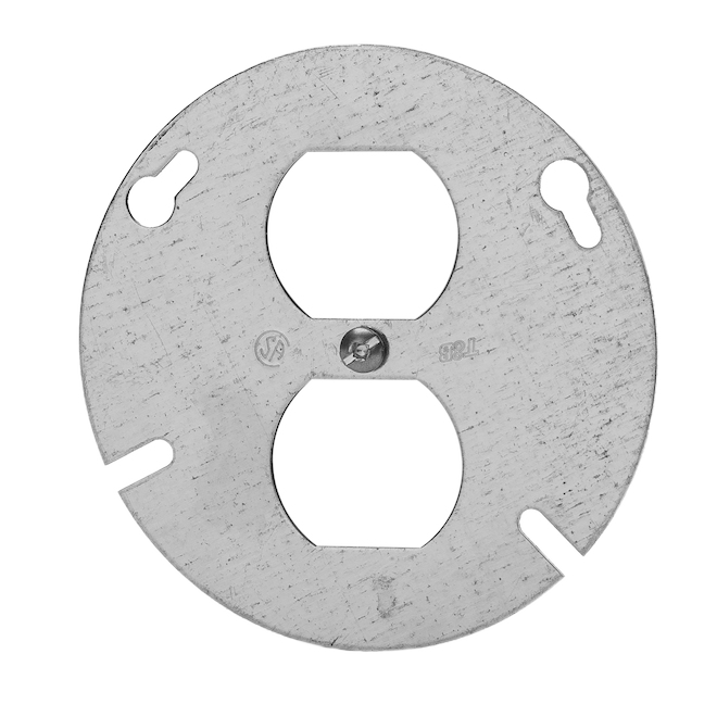 IBERVILLE ROUND BOX COVER GALV.STEEL STEEL 4"