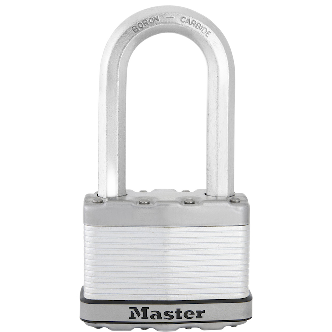 MASTER LOCK MAGNUM KEYED PADLOCK STEEL SILVER 2.5"