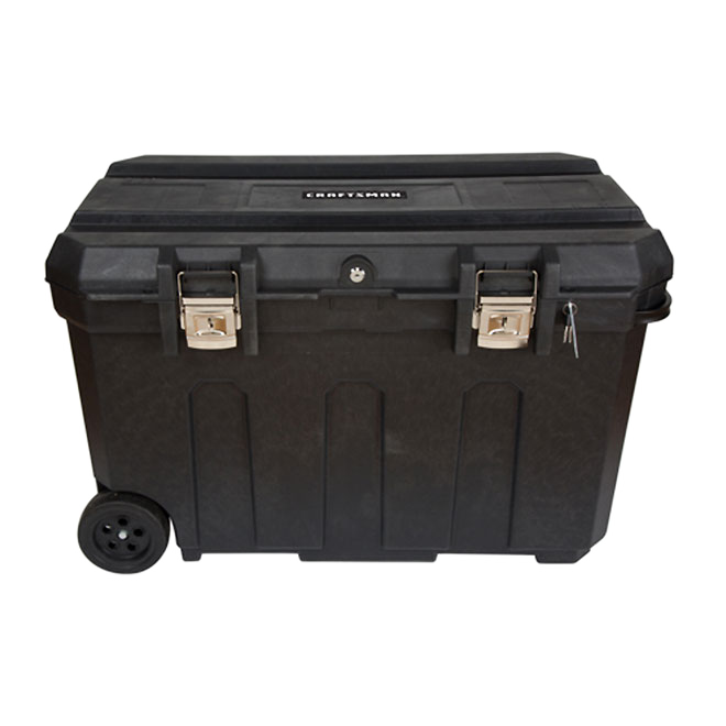 CRAFTSMAN W/WHEELS TOOL CHEST PLASTIC BLACK 50GA