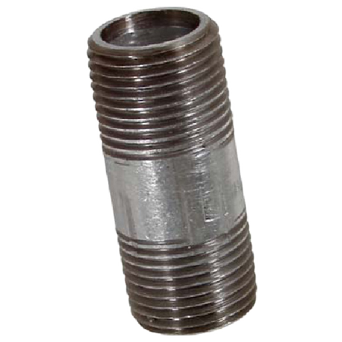 AQUA-DYNAMIC THREADED NIPPLE GALVANIZED STEEL GALVANIZED 1/4x1 1/2"