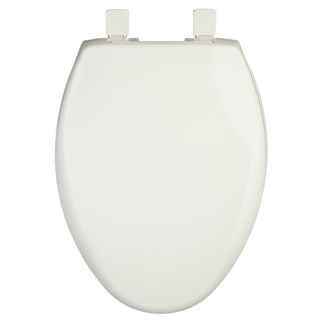 MAYFAIR ELONGATED TOILET SEAT PLASTIC WHITE