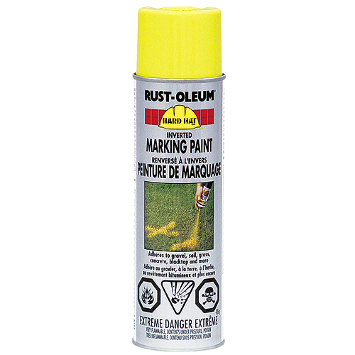 RUST-OLEUM INVERTED MARKING PAINT AEROSOL YELLOW 426GR