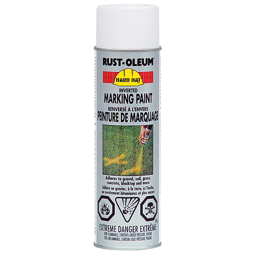 RUST-OLEUM INVERTED MARKING PAINT AEROSOL WHITE 426GR