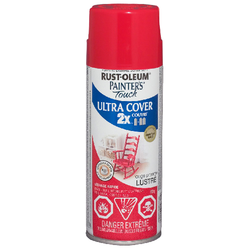 PAINTER'S TOUCH ULT.COVER 2X INT/EXT PAINT APPLE RED 340GR