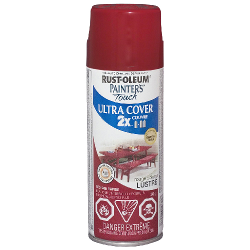 PAINTER'S TOUCH ULT.COVER 2X INT/EXT PAINT COLON.RED 340GR
