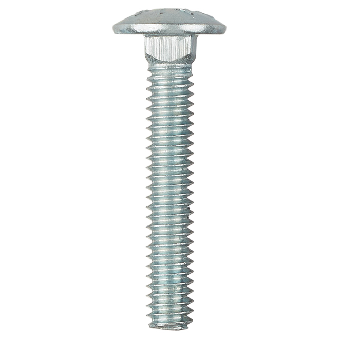 RELIABLE WITHOUT NUT CARRIAGE BOLT STEEL ZINC 1/4-20x1 1/2"x50BX