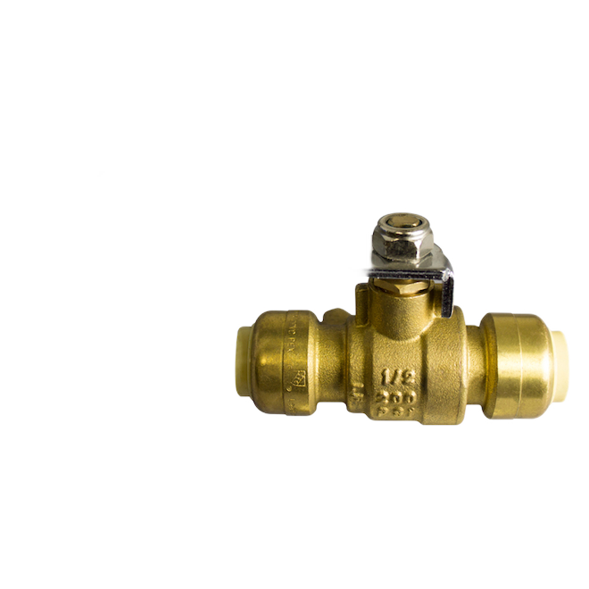 WATERLINE VALVE VALVE WITH LEVEL BRASS GOLD 1/2"