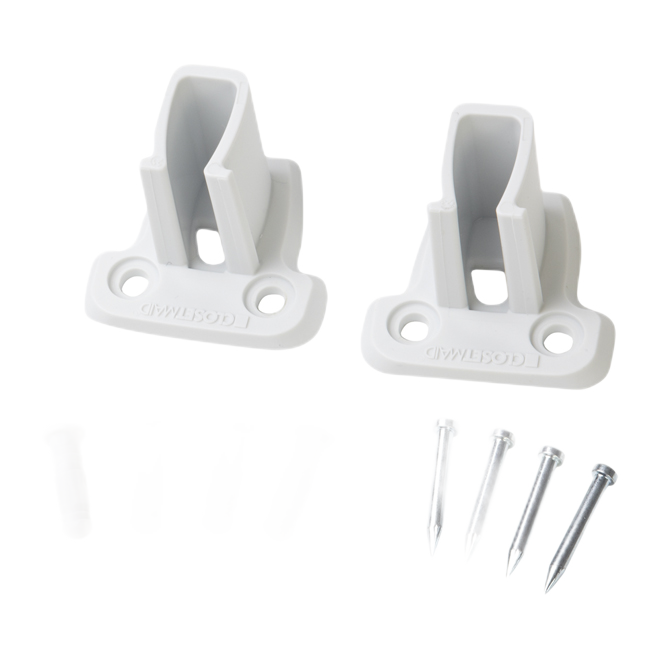CLOSETMAID WALL BRACKET PLASTIC WHITE PK2